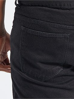 Calças de ganga em puro algodão - Kiabi