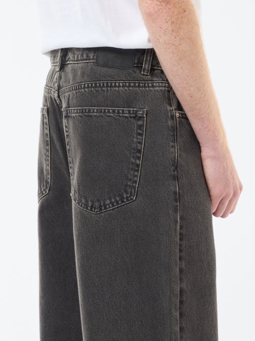 Calças de ganga estilo baggy com 5 bolsos - Kiabi