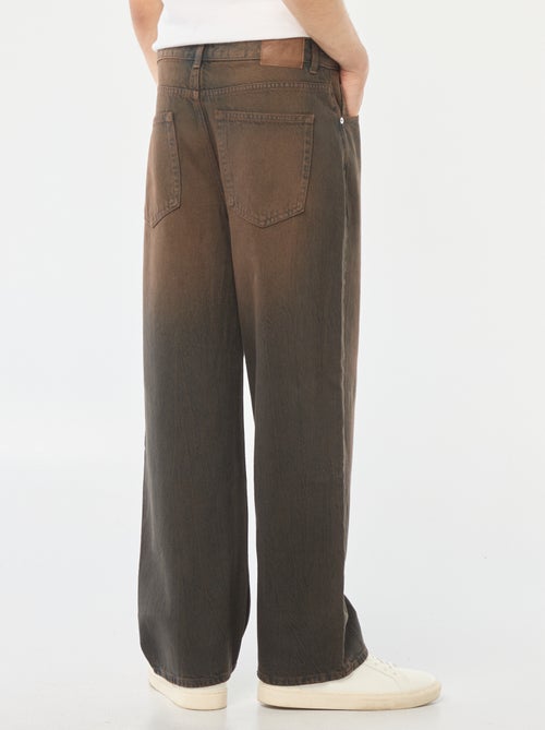 Calças de ganga estilo baggy com 5 bolsos - Kiabi