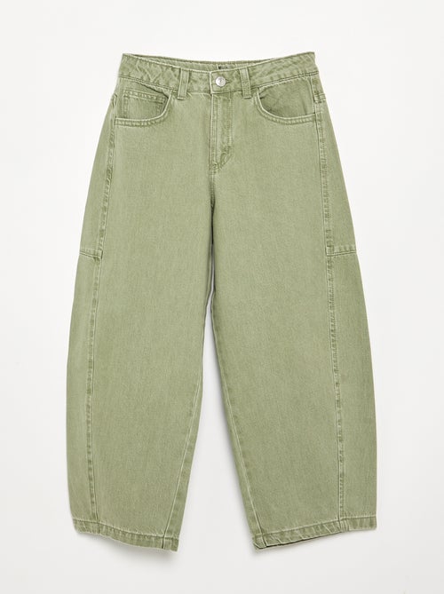 Calças de ganga estilo balloon - Kiabi Calças de ganga estilo balloon - Kiabi