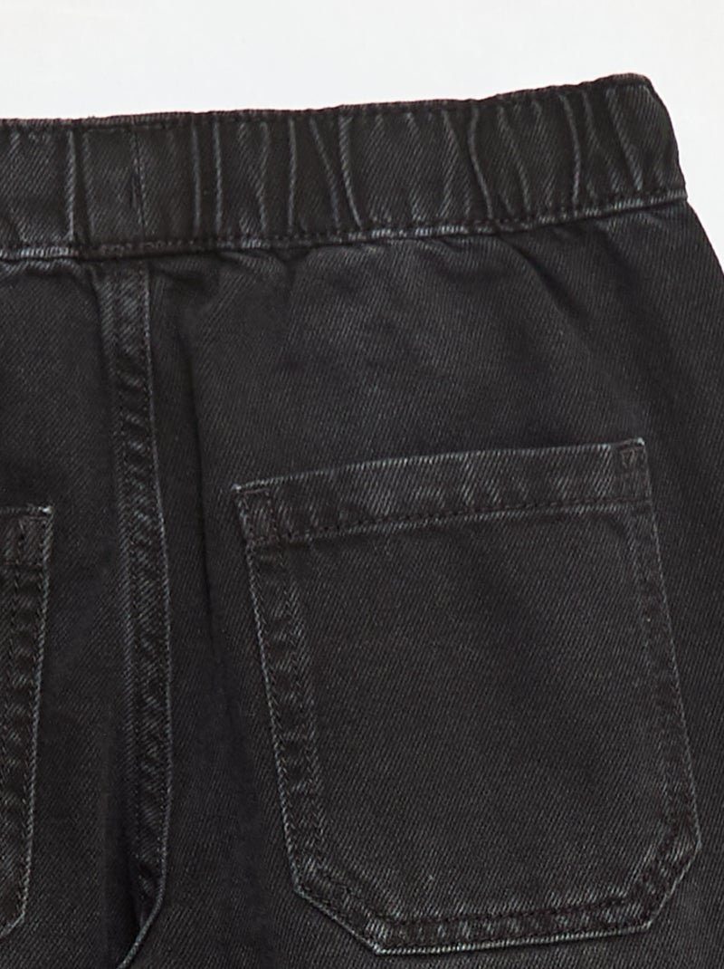 Calças de ganga estilo calças de fato de treino Cinza - Kiabi