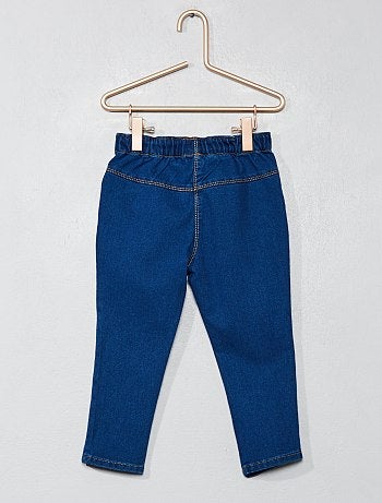 Calças de ganga estilo tregging - Kiabi