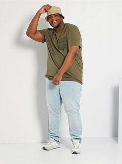 Calças de ganga fitted conceção ecológica - Kiabi