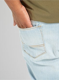 Calças de ganga fitted conceção ecológica - Kiabi