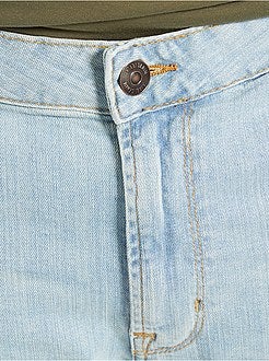 Calças de ganga fitted conceção ecológica - Kiabi