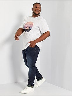 Calças de ganga fitted conceção ecológica - Kiabi