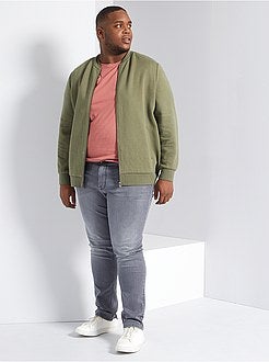 Calças de ganga fitted em algodão elástico L32 - Kiabi