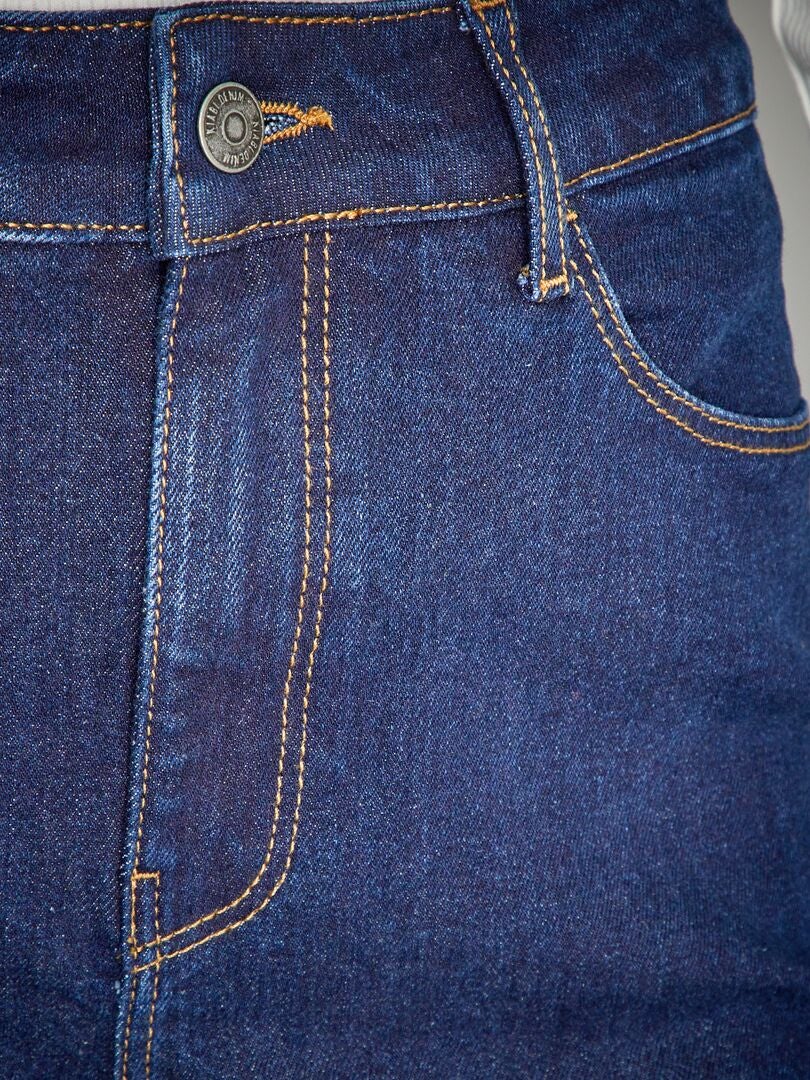 Calças de ganga flare/bootcut com cintura subida - L34 - Azul - Kiabi -  20.00€