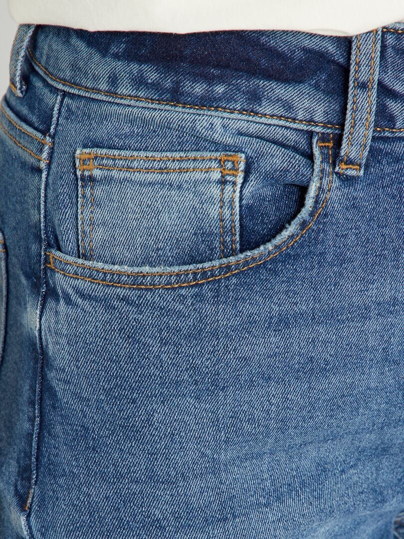 Calças de ganga flare/bootcut com cintura subida - L34 - Azul - Kiabi -  20.00€