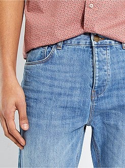 Calças de ganga L34 de conceção ecológica - Kiabi