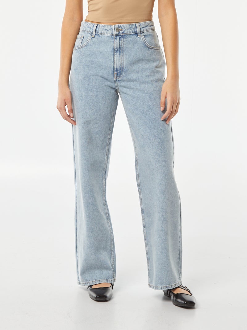 Calças de ganga largas AZUL - Kiabi