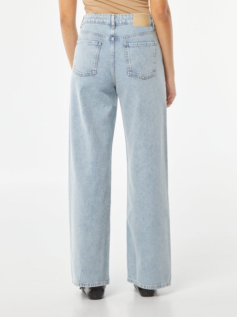 Calças de ganga largas AZUL - Kiabi