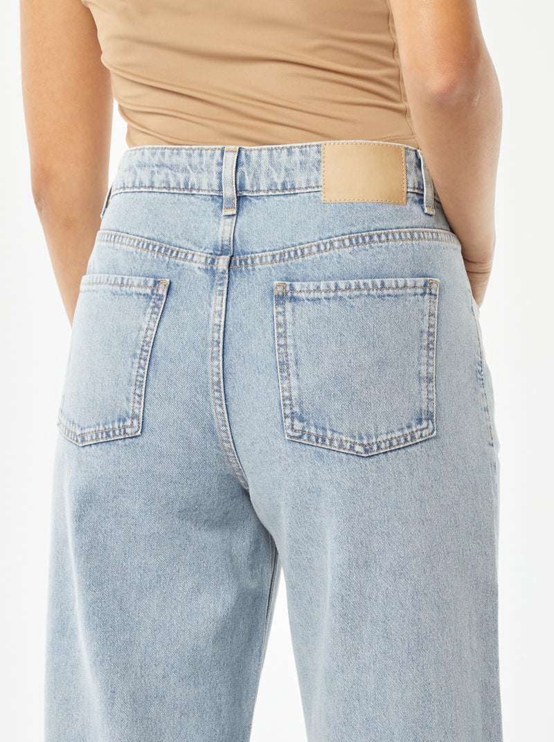 Calças de ganga largas AZUL - Kiabi