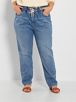 Calças de ganga largas de conceção ecológica - Kiabi