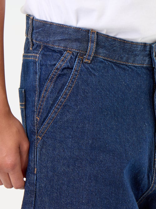 Calças de ganga largas estilo baggy com bolsos italianos - Kiabi