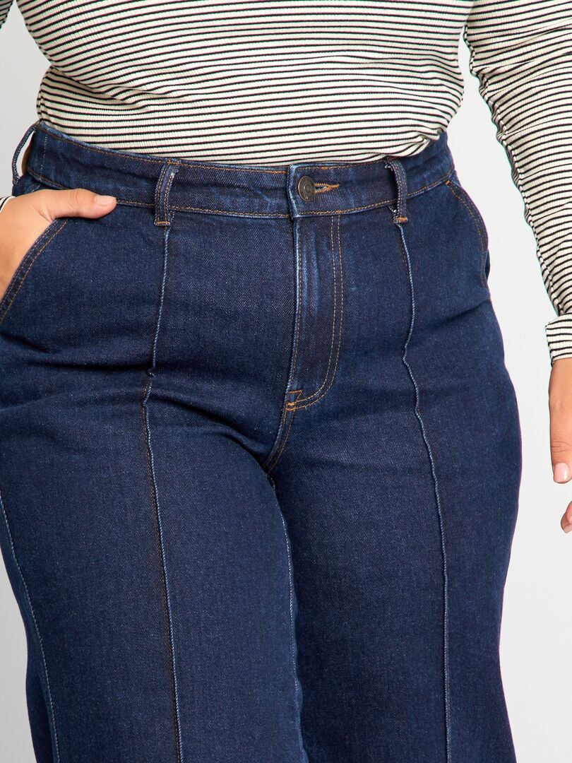 Calças de ganga largas / wide-leg AZUL - Kiabi