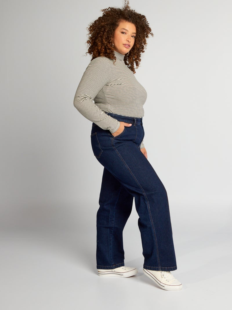 Calças de ganga largas / wide-leg AZUL - Kiabi