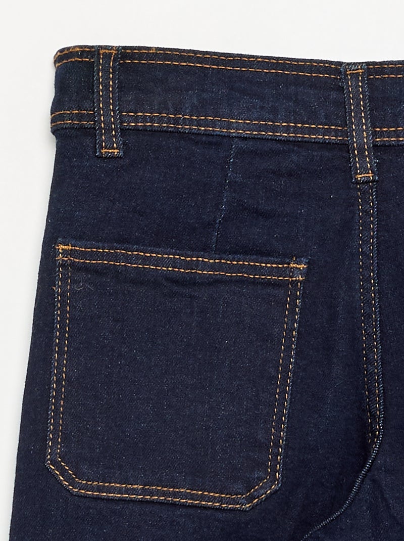 Calças de ganga largas / wide-leg Azul - Kiabi