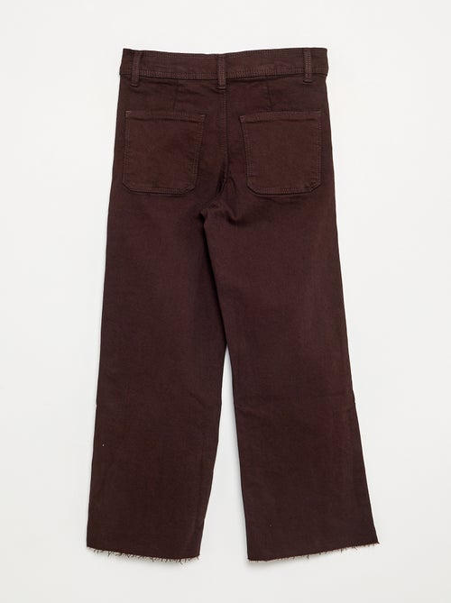 Calças de ganga largas / wide-leg - Kiabi
