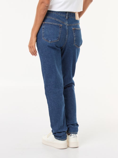 Calças de ganga mom com 5 bolsos L34 - Kiabi