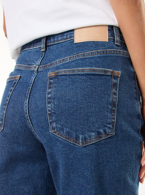 Calças de ganga mom com 5 bolsos L34 - Kiabi