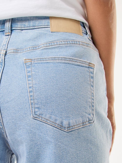 Calças de ganga mom com 5 bolsos L34 - Kiabi