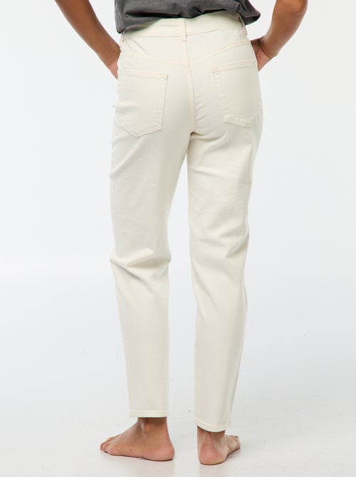 Calças de ganga mom com 5 bolsos L34 - Kiabi