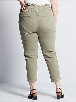 Calças de ganga mom com cintura subida - Kiabi