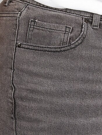 Calças de ganga mom com cintura subida