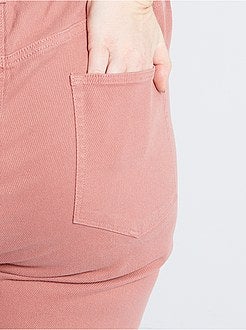 Calças de ganga mom com cintura subida - Kiabi