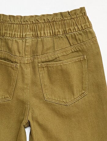 Calças de ganga mom de cintura subida