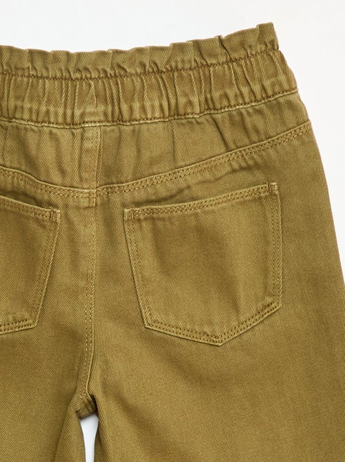 Calças de ganga mom de cintura subida - Kiabi