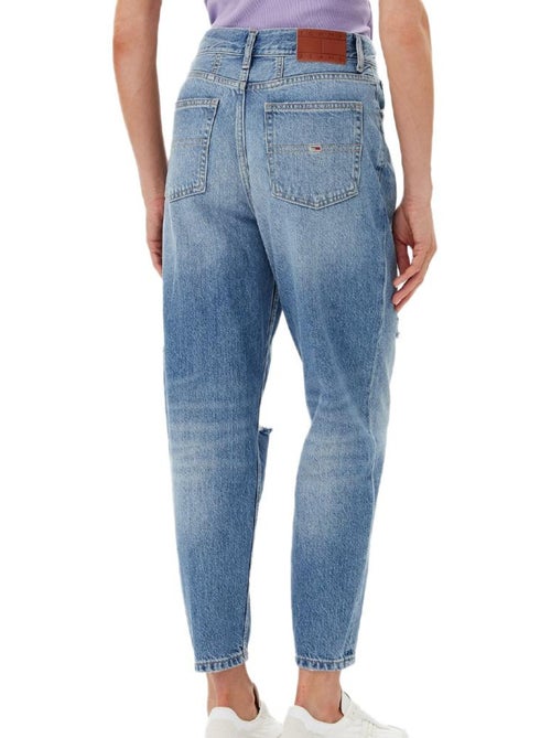 Calças de ganga mom fit azuis tommy hilfiger para mulher - Kiabi Calças de ganga mom fit azuis tommy hilfiger para mulher - Kiabi