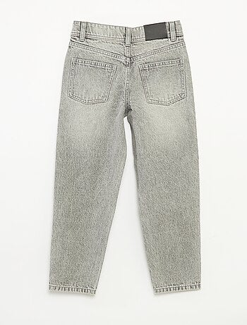 Calças de ganga mom fit com strass