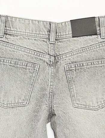 Calças de ganga mom fit com strass