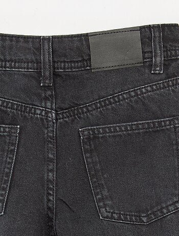 Calças de ganga mom fit com strass