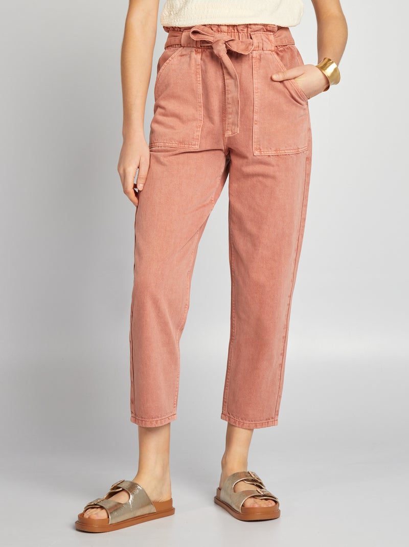 Calças de ganga mom fit ROSA - Kiabi