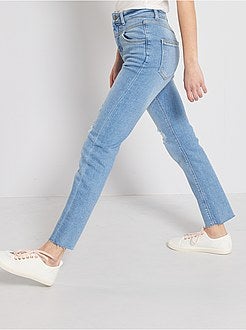 Calças de ganga mom slim destroy - Kiabi