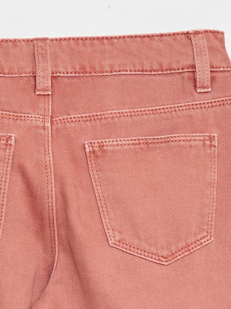 Calças de ganga multibolsos Rosa - Kiabi