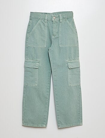 Calças de ganga multibolsos