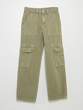 Calças de ganga multibolsos