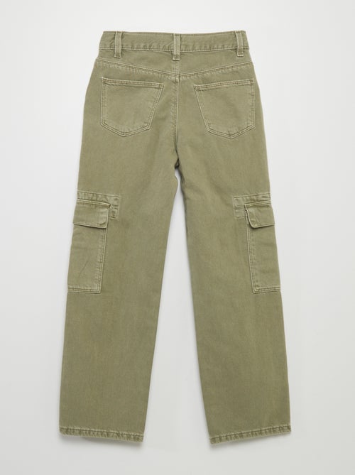 Calças de ganga multibolsos - Kiabi