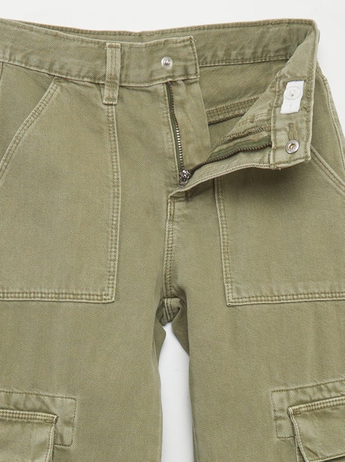 Calças de ganga multibolsos - Kiabi