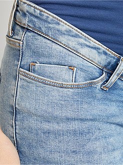 Calças de ganga pré-mamã conceção ecológica - Kiabi