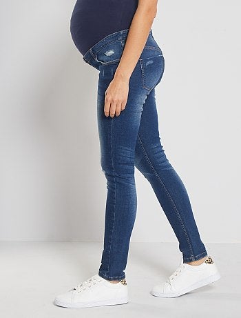 Calças de ganga pré-mamã corte slim - Kiabi