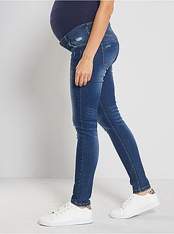 Calças de ganga pré-mamã corte slim - Kiabi