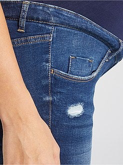 Calças de ganga pré-mamã corte slim - Kiabi