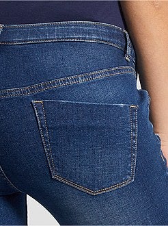 Calças de ganga pré-mamã corte slim - Kiabi