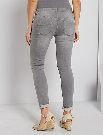 Futura mamã - Calças de ganga pré-mamã corte slim - Kiabi