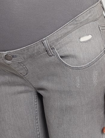 Futura mamã - Calças de ganga pré-mamã corte slim - Kiabi